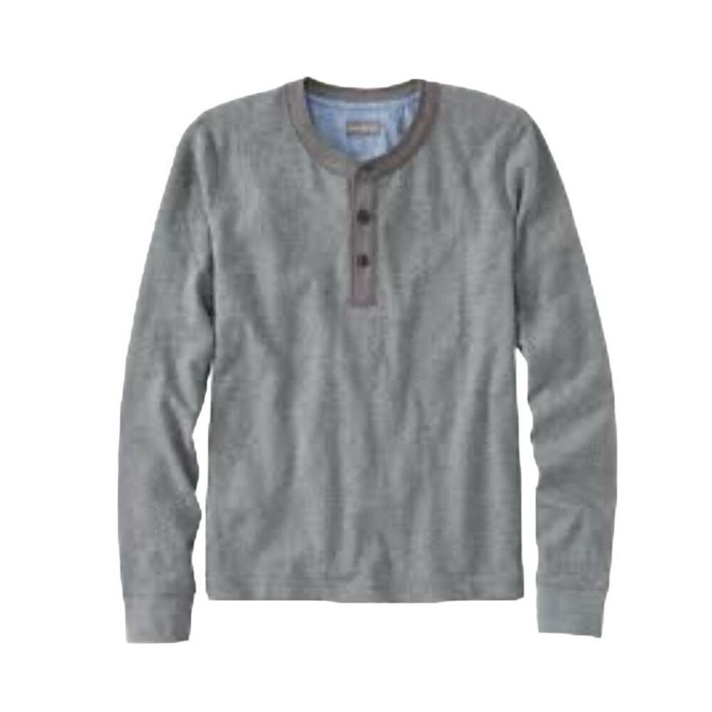 LL Bean Men's Slim Fit Signature Henley Shirt size XL Long-Sleeve